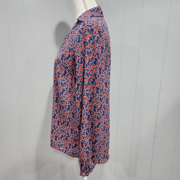 Banana Republic Floral Blouse Small - Picture 5 of 5